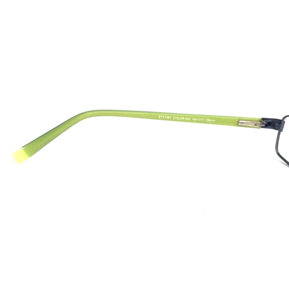 Esprit Kids Eyeglasses Frame ET17361 543 Blue Green Rectangle Full Rim 49-17-135